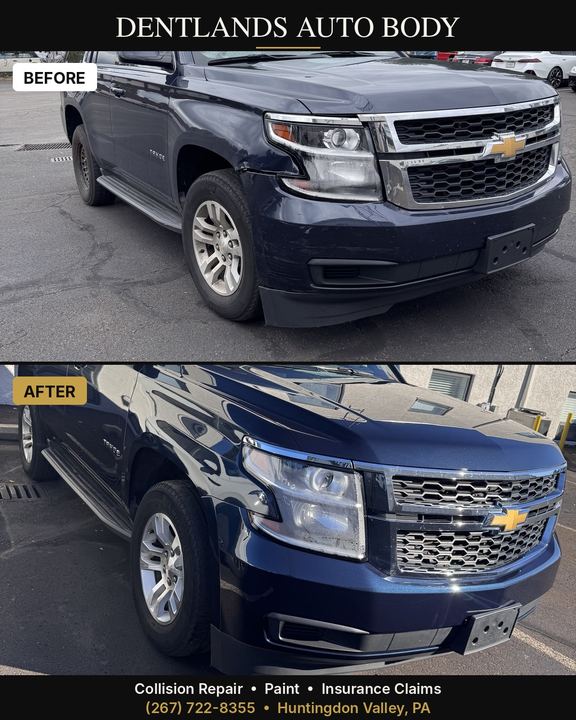 Chevy Tahoe black, front