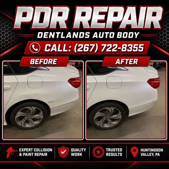 PDR REPAIR branded collage