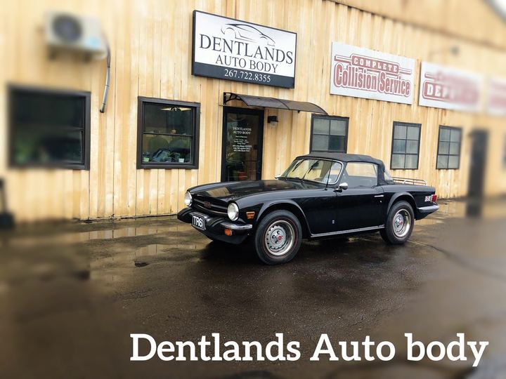 classic MG at the shop